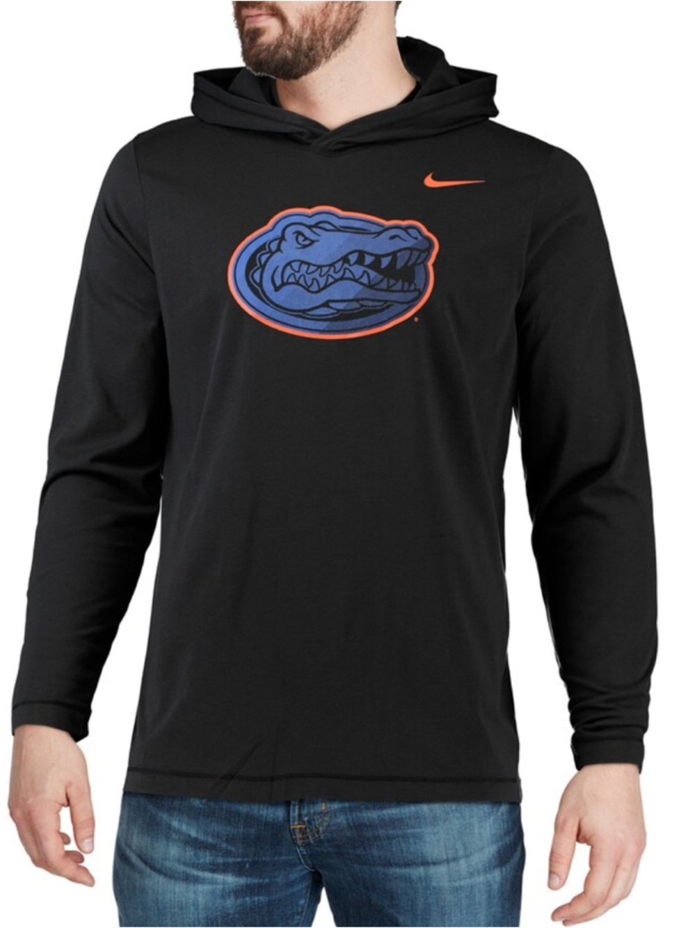 Florida Gators NIKE Performance Hoodie Tee Shirt Top Pullover #U11 34998X-FG5